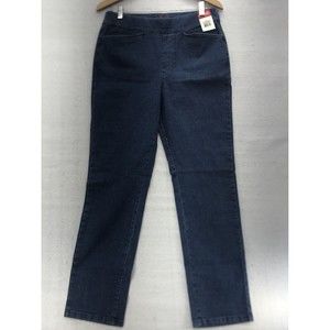 Chic Classic Collection Womens Denim Jeans Size 8 Average Pockets Pullon